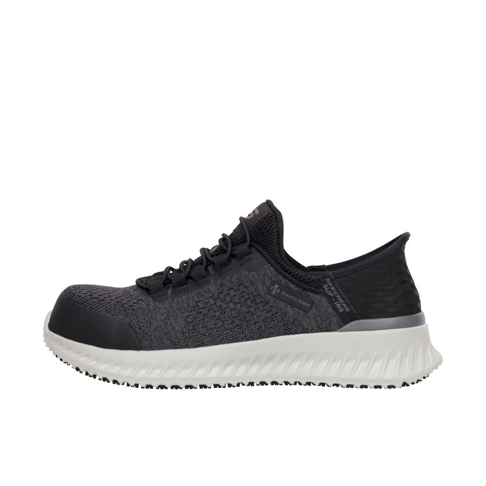 Skechers Men's Slip Ins Tilido - Troxin ESD Comp Toe Work Shoe Work Shoes Skechers