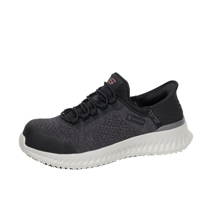 Skechers Men's Slip Ins Tilido - Troxin ESD Comp Toe Work Shoe Work Shoes Skechers