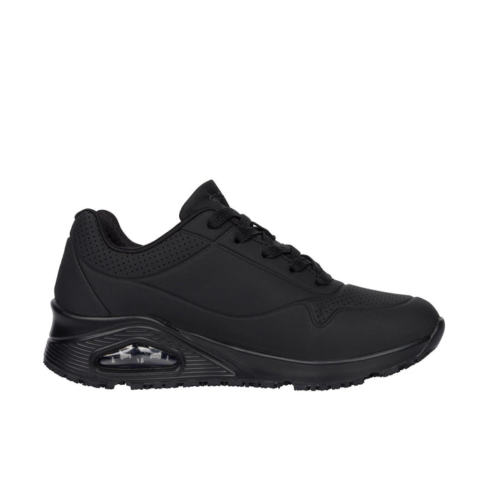 Skechers Women's Uno Soft Toe Work Shoe Work Shoes Skechers Black 10 M