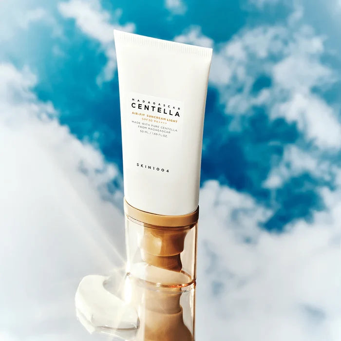 SKIN1004 Madagascar Centella Air Fit Suncream Light Spf30 Pa++++  واقي الشمس الفيزيائي الكوري