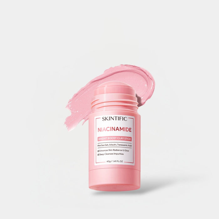 Skintific Niacinamide Bright Boost Clay Stick 40g نياسيناميد سكينتفيك برايت بوست كلاي ستيك - Princess Cosmetics Qatar