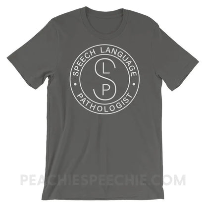 SLP Emblem Premium Soft Tee - Asphalt / S - T-Shirts & Tops peachiespeechie.com