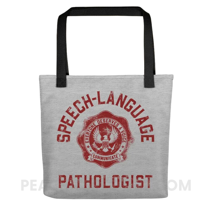 SLP University Tote Bag - Crimson - Bags peachiespeechie.com