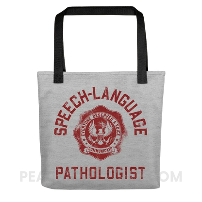 SLP University Tote Bag - Crimson - Bags peachiespeechie.com