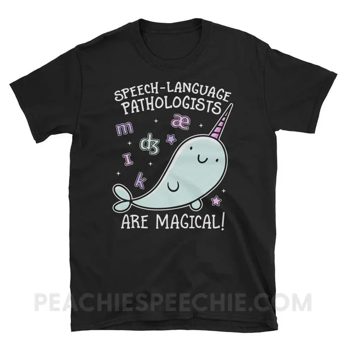 SLPs Are Magical Classic Tee - Black / S - T-Shirts & Tops peachiespeechie.com