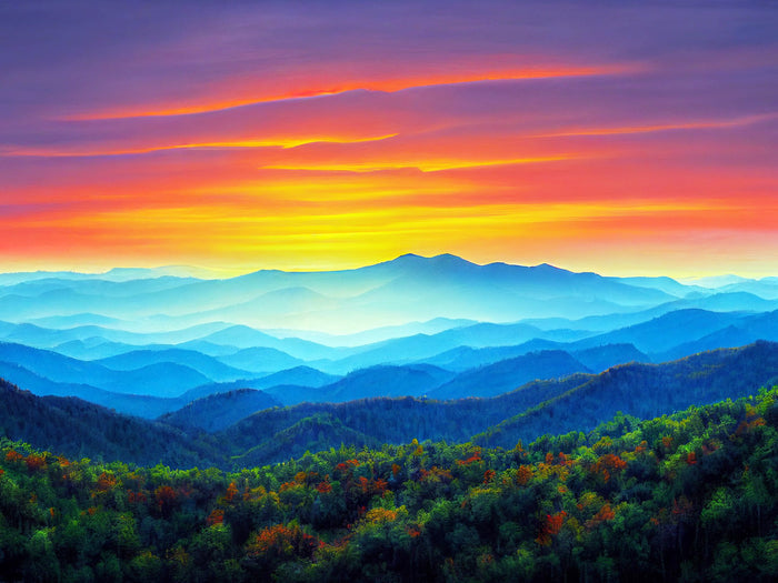 Smoky Mountain Beautiful Landscape