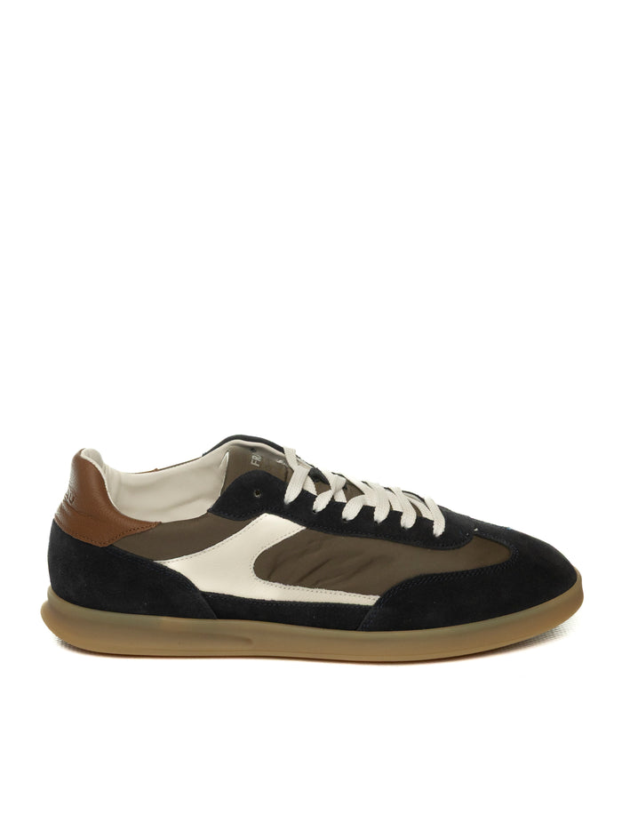 FRAU Sneaker camoscio blu/fango 22D1 VEL/NYL-BLU/FANGO