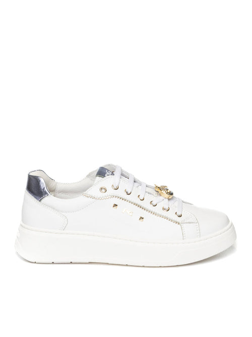 NERO GIARDINI Sneaker pelle bianco/blu E513060D CILE-PLAT
