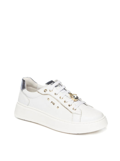 NERO GIARDINI Sneaker pelle bianco/blu E513060D CILE-PLAT