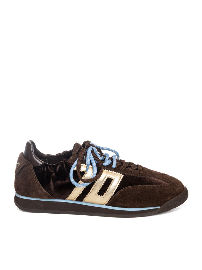 BACK 70  ROCKET V002-DK. COFFEE/GOLD