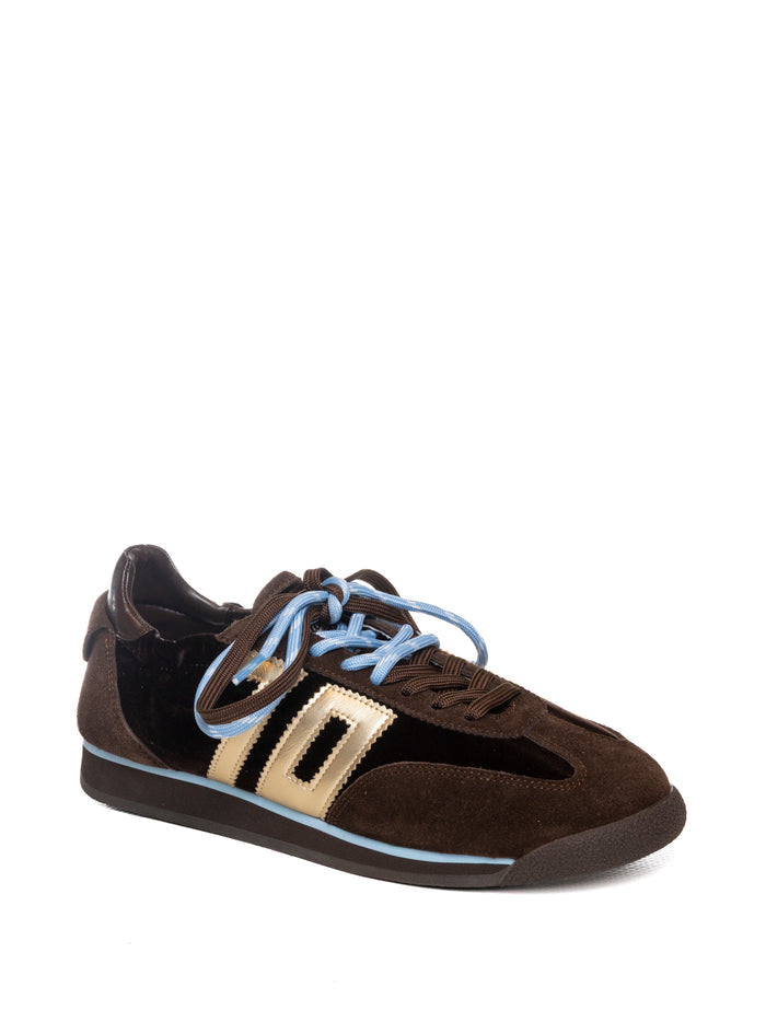 BACK 70  ROCKET V002-DK. COFFEE/GOLD