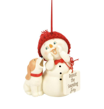 Snowpinions Repeat the Sounding Joy Ornament