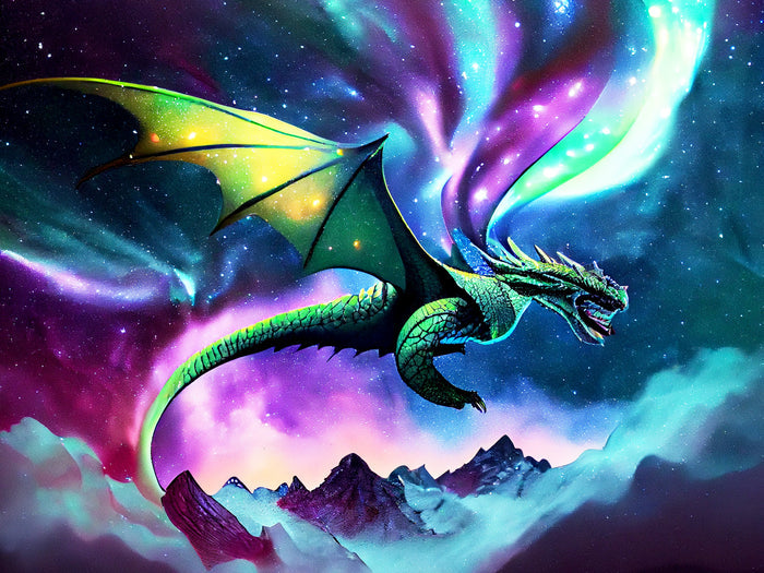 Soaring Through Northern Lights