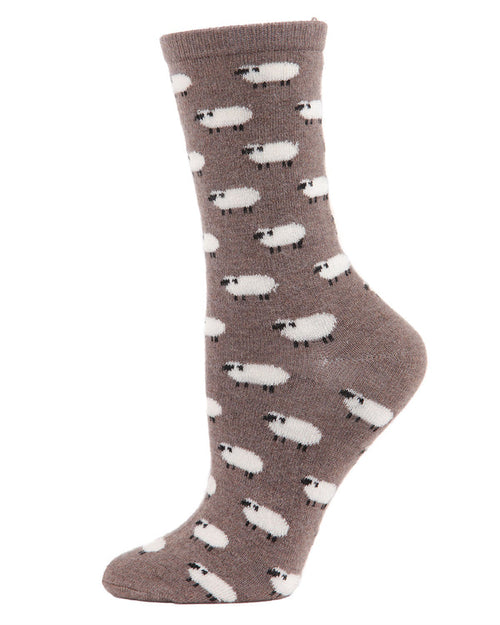 SOCKS CASHM SHEEP HEMP, HEATHER