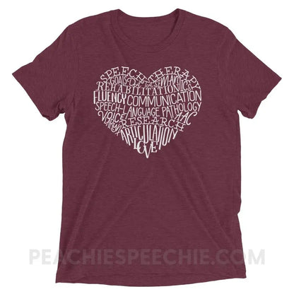 Maroon Triblend / XS