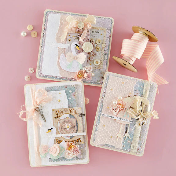 Spellbinders - 8.5X11 ColorWheel Cardstock Assortment - 10/Pkg -  Buttons & Keepsakes. Available at Embellish Away located in Bowmanville Ontario Canada. Example by brand ambassador.