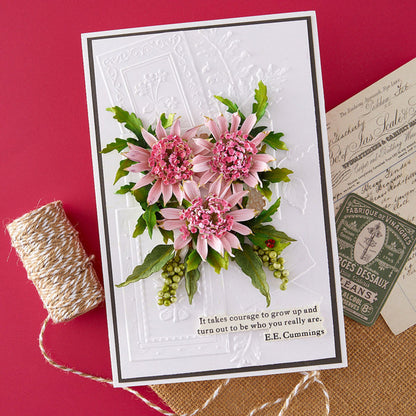 Spellbinders - Die - Astrantia. By Susan Tierney-Cockburn. Available at Embellish Away in Bowmanville Ontario Canada.