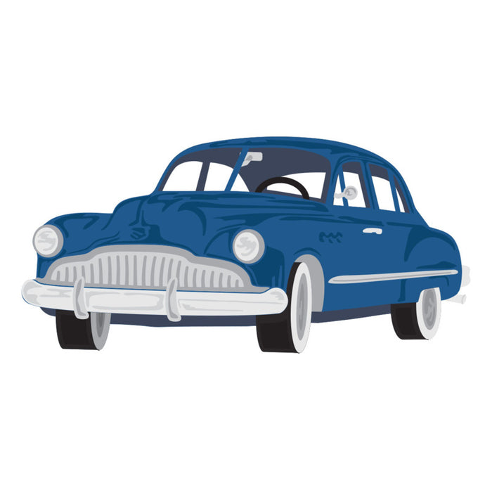 Spellbinders - Die - Sedan Street Cruiser. By Mindy Eggen. Available at Embellish Away located in Bowmanville Ontario Canada.