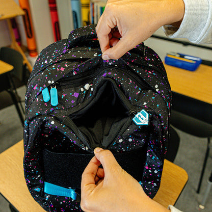 Galaxy Splatter SZN 2 backpack — back view