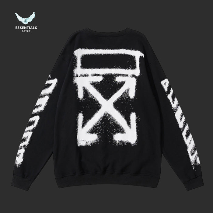Off - White Spray Arrows Sweatshirt - ESSENTIALS EGYPT