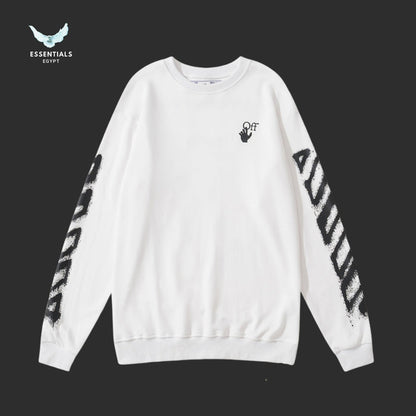 Off - White Spray Arrows Sweatshirt - ESSENTIALS EGYPT