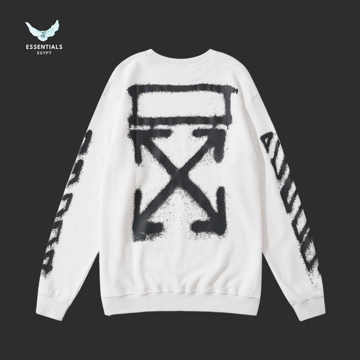 Off - White Spray Arrows Sweatshirt - ESSENTIALS EGYPT