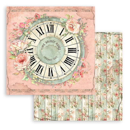 Stamperia - 12"X12" - Paper Pad - House of Roses. Includes 10 double faced sheets. Available at Embellish Away located in Bowmanville Ontario Canada.