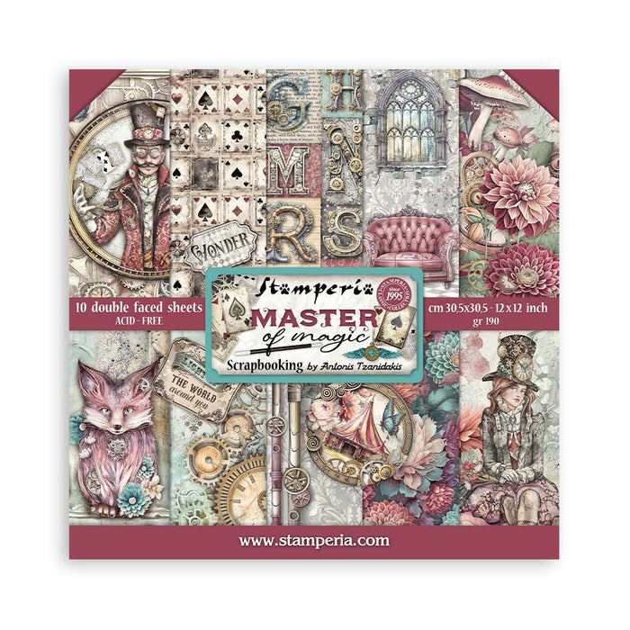 Stamperia - 12"X12" - Paper Pad - Master of Magic. Available at Embellish Away located in Bowmanville Ontario Canada.