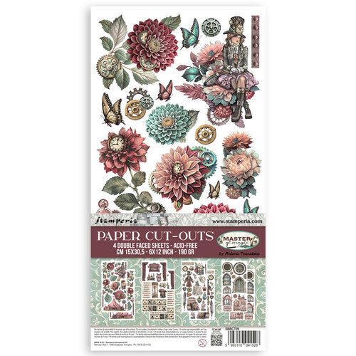 Stamperia - Double-Sided Paper Cut-Outs - 4/Pkg - Master Of Magic. Available at Embellish Away located in Bowmanville Ontario Canada.