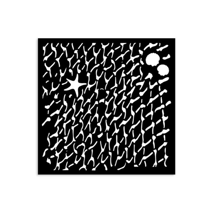 Stamperia - Stencil Selection - Silent Sea (8pc). Available at Embellish Away located in Bowmanville Ontario Canada.
