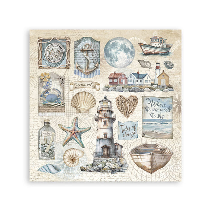 Stamperia - Stickers - Silent Sea. Available at Embellish Away located in Bowmanville Ontario Canada.