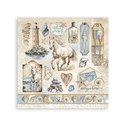 Stamperia - Stickers - Silent Sea. Available at Embellish Away located in Bowmanville Ontario Canada.