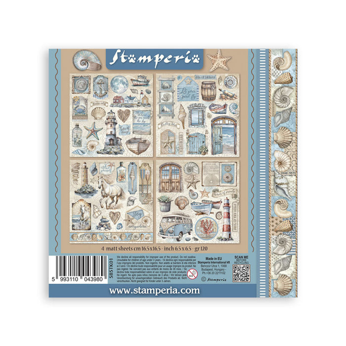 Stamperia - Stickers - Silent Sea. Available at Embellish Away located in Bowmanville Ontario Canada.