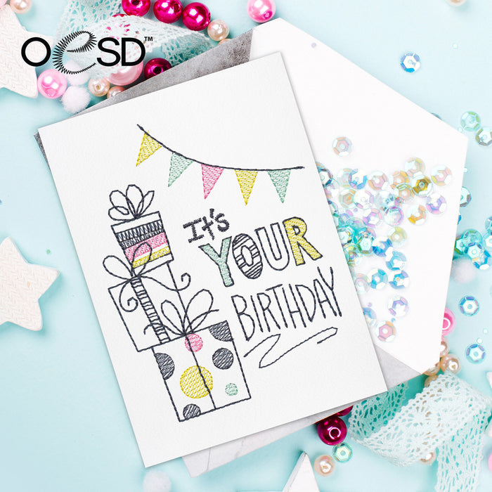 Stitched Sentiments - Machine Embroidery Pattern
