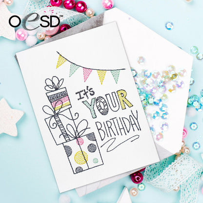 Stitched Sentiments - Machine Embroidery Pattern