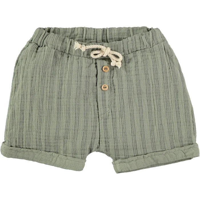 Stripes Shorts - Sage