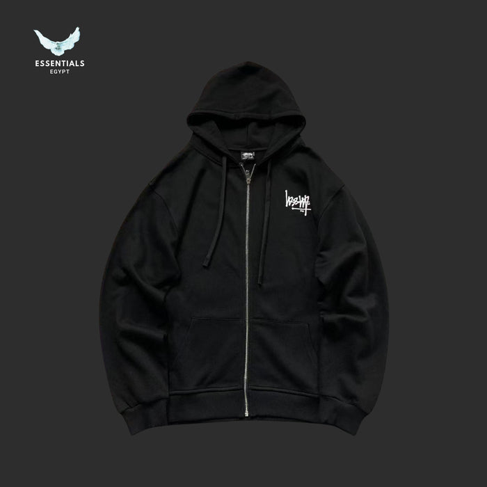 Stussy Basic Logo Zip Hoodie