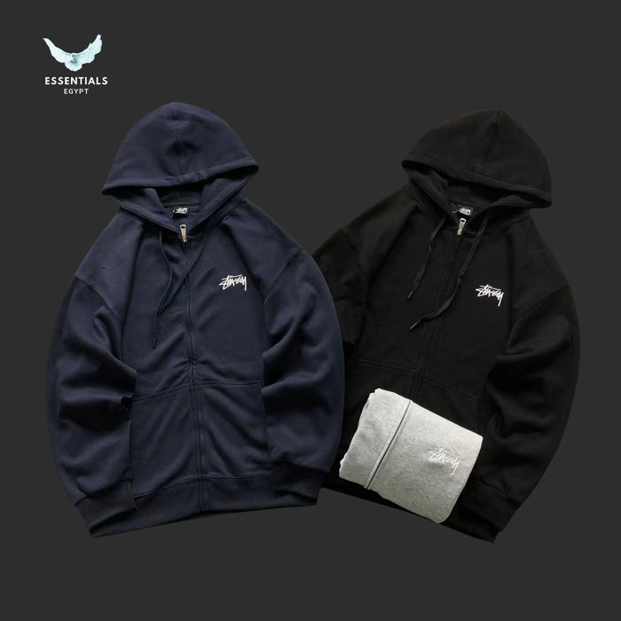 Stüssy Basic Zip Hoodie.