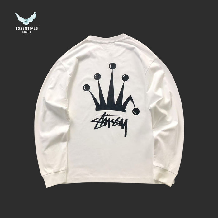 Stussy graphic long sleeve in black and white colourways