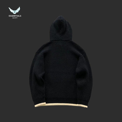 Stussy cashmere hoodie with contrast hood trim and chest logo
