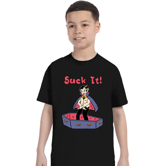 Daily_Deal_Shirts T-Shirts, Youth / XS / Black Suck It!