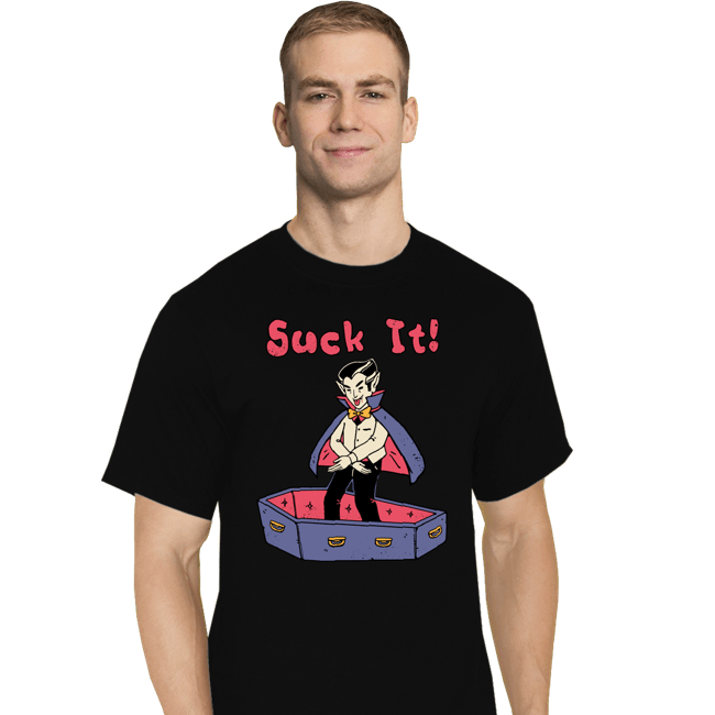 Daily_Deal_Shirts T-Shirts, Tall / Large / Black Suck It!