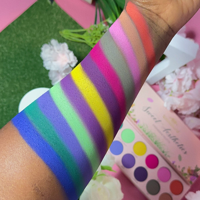 SWEET AESTHETICS ALL MATTE EYESHADOW PALETTE [NON MAGNETIC]