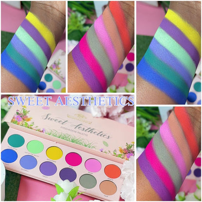 SWEET AESTHETICS ALL MATTE EYESHADOW PALETTE [NON MAGNETIC]