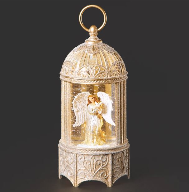 Swirl Angel and Dove Birdcage