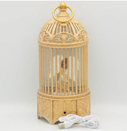 Swirl Angel and Dove Birdcage