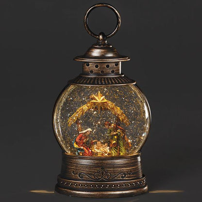 Swirl Lantern Holy Family