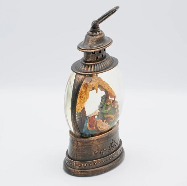 Swirl Lantern Holy Family