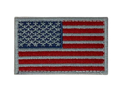 Tactical USA Flag Patch with Velcro Backing Red White and blue