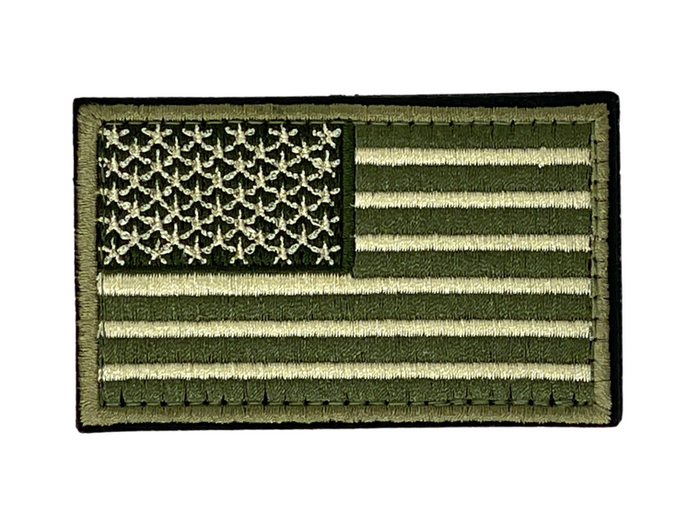 Tactical USA Flag Patch with Velcro Backing Red White and blue